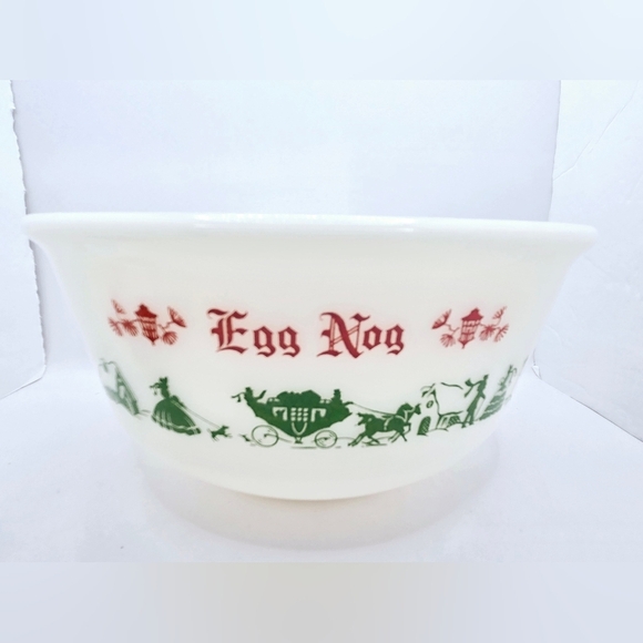 Vintage Hazel Atlas Tom and Jerry Egg Nog Bowl and 6 Cup Set - Picture 6 of 10